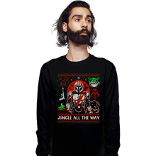 Load image into Gallery viewer, Secret_Shirts Long Sleeve Shirts, Unisex / Small / Black Jingle All The Way