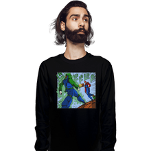 Load image into Gallery viewer, Shirts Long Sleeve Shirts, Unisex / Small / Black It&#39;s Luigi Time
