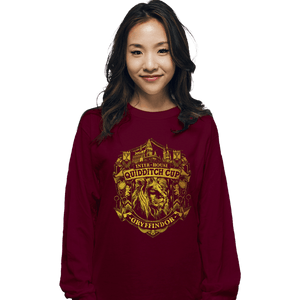 Sold_Out_Shirts Long Sleeve Shirts, Unisex / Small / Maroon Team Gryffindor