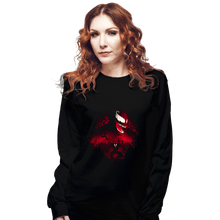 Load image into Gallery viewer, Daily_Deal_Shirts Long Sleeve Shirts, Unisex / Small / Black Red Symbiote