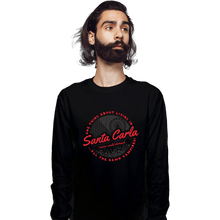 Load image into Gallery viewer, Secret_Shirts Long Sleeve Shirts, Unisex / Small / Black Santa Carla