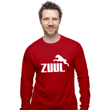 Load image into Gallery viewer, Shirts Long Sleeve Shirts, Unisex / Small / Red Zuul Athletics