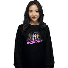 Load image into Gallery viewer, Shirts Long Sleeve Shirts, Unisex / Small / Black Let's Get Wizical!