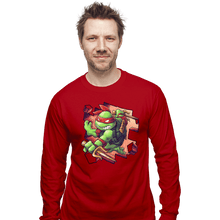 Load image into Gallery viewer, Daily_Deal_Shirts Long Sleeve Shirts, Unisex / Small / Red Toy Raph