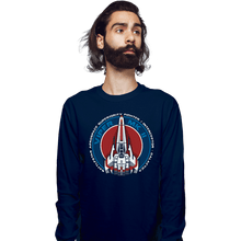 Load image into Gallery viewer, Daily_Deal_Shirts Long Sleeve Shirts, Unisex / Small / Navy Battlestar MKII
