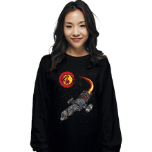 Load image into Gallery viewer, Shirts Long Sleeve Shirts, Unisex / Small / Black Leaf On The Wind