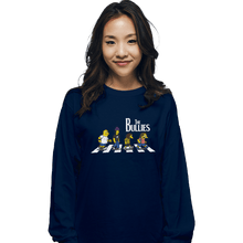 Load image into Gallery viewer, Shirts Long Sleeve Shirts, Unisex / Small / Navy The Bullies
