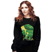 Load image into Gallery viewer, Shirts Long Sleeve Shirts, Unisex / Small / Black Hyrule Hero