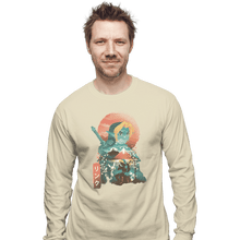 Load image into Gallery viewer, Shirts Long Sleeve Shirts, Unisex / Small / Natural Ukiyo Ocarina