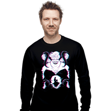 Load image into Gallery viewer, Daily_Deal_Shirts Long Sleeve Shirts, Unisex / Small / Black Glitched Ursula