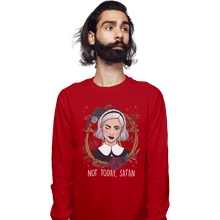Load image into Gallery viewer, Shirts Long Sleeve Shirts, Unisex / Small / Red Sabrina Not Today