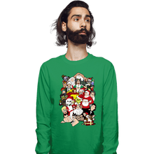 Load image into Gallery viewer, Secret_Shirts Long Sleeve Shirts, Unisex / Small / Irish Green Christmas Chaos