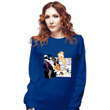 Load image into Gallery viewer, Secret_Shirts Long Sleeve Shirts, Unisex / Small / Royal Blue Chronohearts