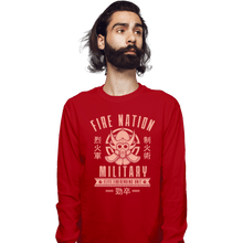 Load image into Gallery viewer, Shirts Long Sleeve Shirts, Unisex / Small / Red Fire is Fierce