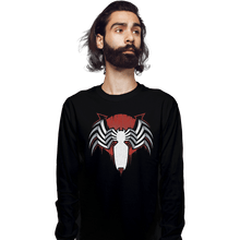 Load image into Gallery viewer, Shirts Long Sleeve Shirts, Unisex / Small / Black V of Symbiote