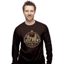 Load image into Gallery viewer, Secret_Shirts Long Sleeve Shirts, Unisex / Small / Dark Chocolate Lucky Brews