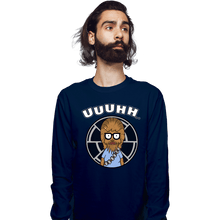 Load image into Gallery viewer, Shirts Long Sleeve Shirts, Unisex / Small / Navy Tina Belchew