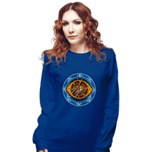 Load image into Gallery viewer, Shirts Long Sleeve Shirts, Unisex / Small / Royal Blue Master Of Time