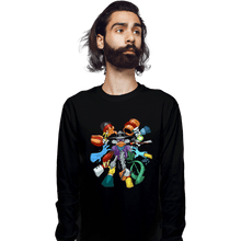 Load image into Gallery viewer, Secret_Shirts Long Sleeve Shirts, Unisex / Small / Black DarkWing Duck!