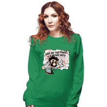 Load image into Gallery viewer, Shirts Long Sleeve Shirts, Unisex / Small / Irish Green Pepe Luigi