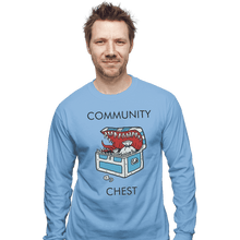Load image into Gallery viewer, Shirts Long Sleeve Shirts, Unisex / Small / Powder Blue Mimicopoly