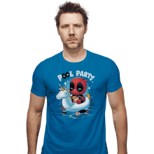Load image into Gallery viewer, Shirts Fitted Shirts, Mens / Small / Sapphire Pool Party