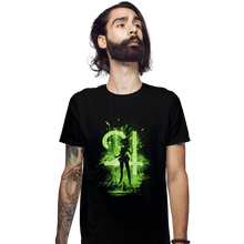 Load image into Gallery viewer, Shirts Fitted Shirts, Mens / Small / Black Jupiter Storm