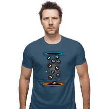 Load image into Gallery viewer, Shirts Fitted Shirts, Mens / Small / Indigo Blue Soot Portals
