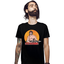 Load image into Gallery viewer, Shirts Fitted Shirts, Mens / Small / Black Fat Rambo
