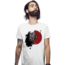 Load image into Gallery viewer, Shirts Fitted Shirts, Mens / Small / White Red Sun Guts
