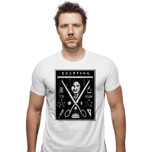 Load image into Gallery viewer, Secret_Shirts Fitted Shirts, Mens / Small / White Crafting Is Fun Secret Sale