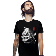 Load image into Gallery viewer, Daily_Deal_Shirts Fitted Shirts, Mens / Small / Black Wonderland Song