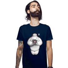 Load image into Gallery viewer, Shirts Fitted Shirts, Mens / Small / Navy Caring Companions