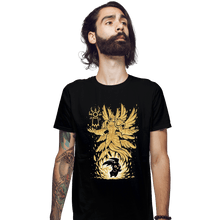 Load image into Gallery viewer, Shirts Fitted Shirts, Mens / Small / Black Digital Hope Within