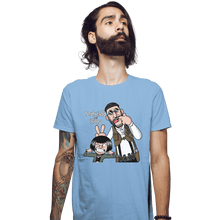 Load image into Gallery viewer, Shirts Fitted Shirts, Mens / Small / Powder Blue Mathilda & Leon