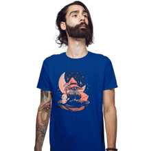 Load image into Gallery viewer, Daily_Deal_Shirts Fitted Shirts, Mens / Small / Royal Blue Nightfall Mage