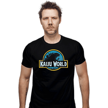 Load image into Gallery viewer, Shirts Fitted Shirts, Mens / Small / Black Kaiju World