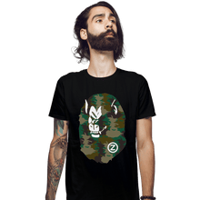 Load image into Gallery viewer, Shirts Fitted Shirts, Mens / Small / Black A Bathing Oozaru