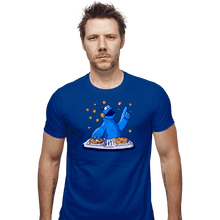 Load image into Gallery viewer, Daily_Deal_Shirts Fitted Shirts, Mens / Small / Royal Blue Cookie Party
