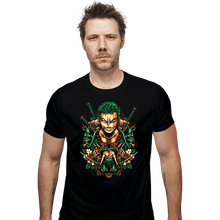 Load image into Gallery viewer, Shirts Fitted Shirts, Mens / Small / Black Rise Of The Pirate Hunter