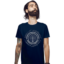 Load image into Gallery viewer, Shirts Fitted Shirts, Mens / Small / Navy Minas Tirith