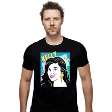 Load image into Gallery viewer, Shirts Fitted Shirts, Mens / Small / Black 80s Kelly