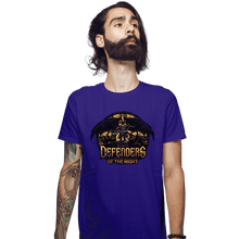 Load image into Gallery viewer, Shirts Fitted Shirts, Mens / Small / Violet Defenders Of The Night