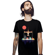 Load image into Gallery viewer, Shirts Fitted Shirts, Mens / Small / Black See You Sunset