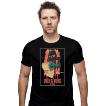 Load image into Gallery viewer, Shirts Fitted Shirts, Mens / Small / Black Under Is Wrong
