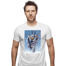 Load image into Gallery viewer, Daily_Deal_Shirts Fitted Shirts, Mens / Small / White VF-1S Watercolor