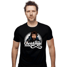 Load image into Gallery viewer, Daily_Deal_Shirts Fitted Shirts, Mens / Small / Black It's A Christmas Movie