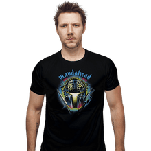 Load image into Gallery viewer, Daily_Deal_Shirts Fitted Shirts, Mens / Small / Black Over Blast