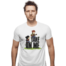 Load image into Gallery viewer, Shirts Fitted Shirts, Mens / Small / White Ellie Sings To Dina