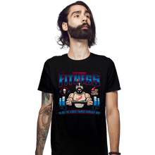 Load image into Gallery viewer, Daily_Deal_Shirts Fitted Shirts, Mens / Small / Black Spaulding's Fitness